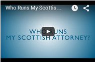 Who Runs My Scottish Attorney?